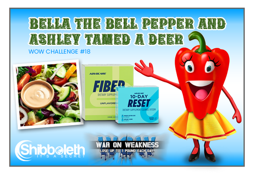 Bella the Bell Pepper and Ashley Tamed a Deer WOW Challenge – Only $2.99!