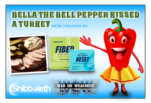 🦃 Bella the Bell Pepper Kissed a Turkey - WOW Challenge!