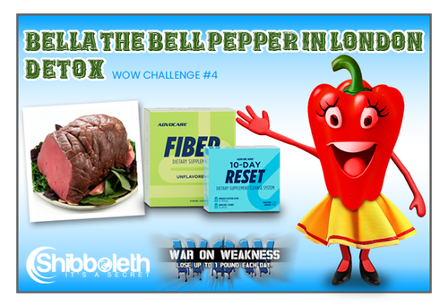 Bella the Bell Pepper in London Detox - WOW Challenge!