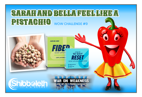 Bella the Bell Pepper and Sarah Feel Like a Pistachio WOW Challenge – Only $2.99!