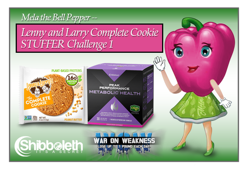 Mela the Bell Pepper "Lenny and Larry Complete Cookie STUFFER Challenge #1" 🍪🔥 – Only $2.99!
