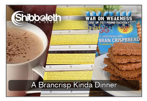 Bran Crispbread & Hot Chocolate WOW Challenge – Simple & Satisfying for Just $2.99!
