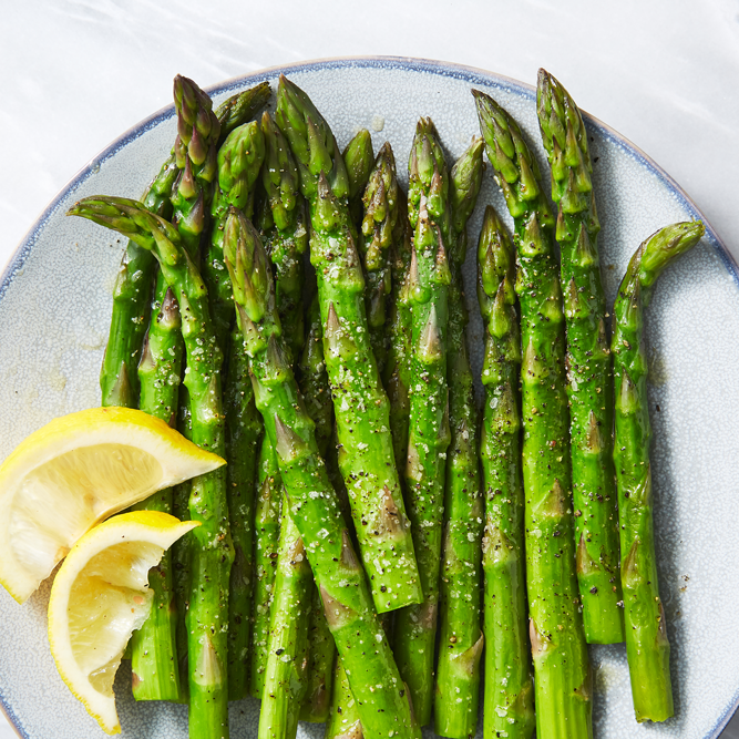 Steamed Asparagus