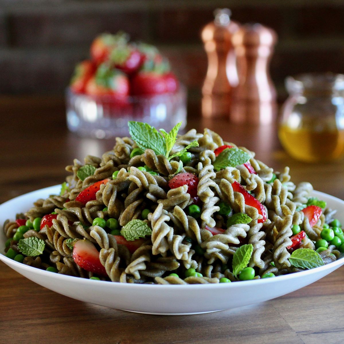 Mung Bean Pasta with Garlic and Chili