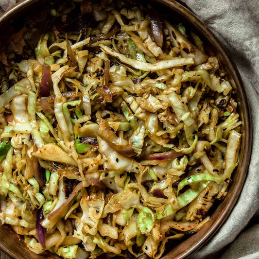 Cabbage and Ginger Stir-Fry