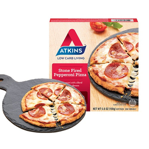 Atkins Stone Fired Pepperoni Pizza